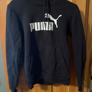 Black puma hoodie